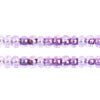 Czech Seed Bead / Pony Beads 6/0 Transparent Purple Shades
