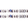 Czech Seed Bead / Pony Beads 6/0 Transparent Crystal/Grey Shades