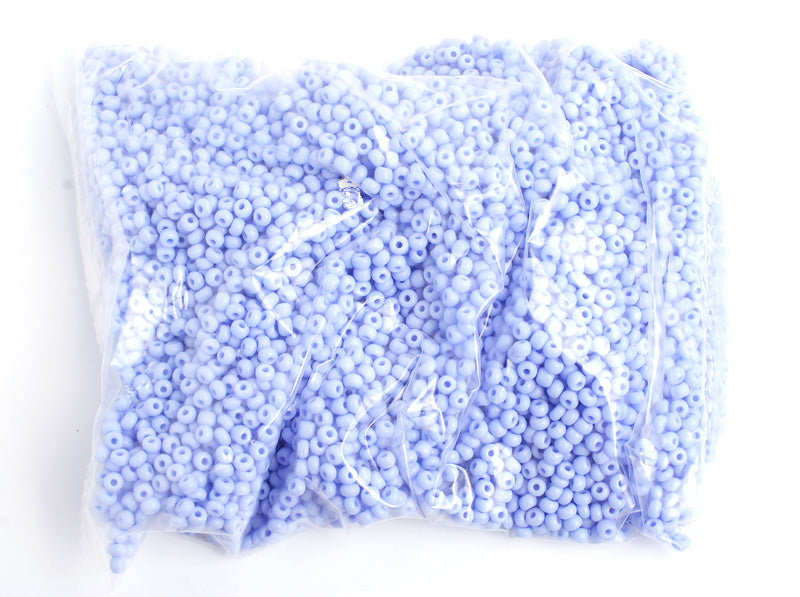 Czech Seed Bead / Pony Beads 6/0 Opaque Blue Shades