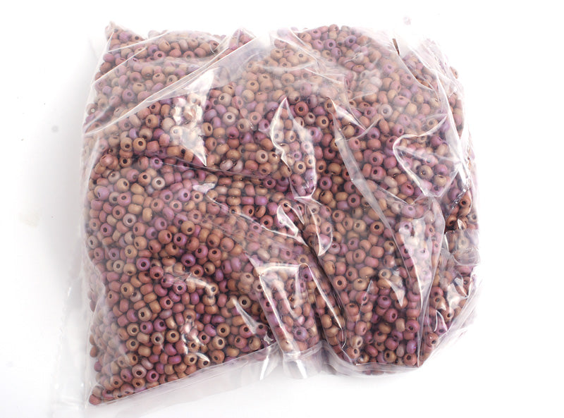 Czech Seed Bead / Pony Beads 6/0 Opaque Red Shades