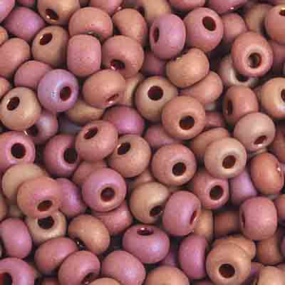 Czech Seed Bead / Pony Beads 6/0 Opaque Red Shades