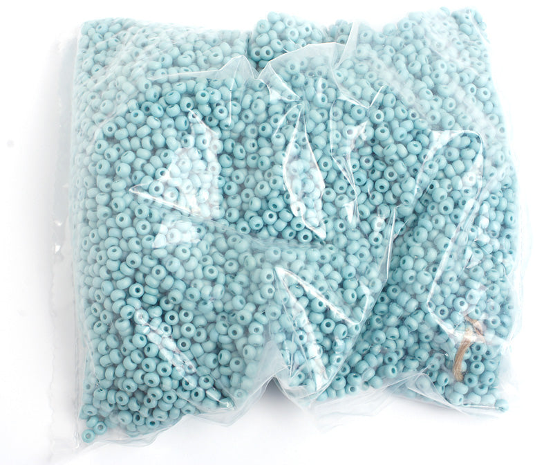 Czech Seed Bead / Pony Beads 6/0 Opaque Blue Shades