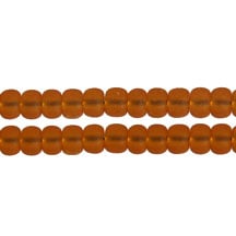 Czech Seed Bead / Pony Beads 6/0 Transparent Brown Shades