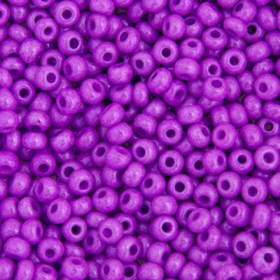 Czech Seed Bead / Pony Beads 6/0 Opaque Purple Shades