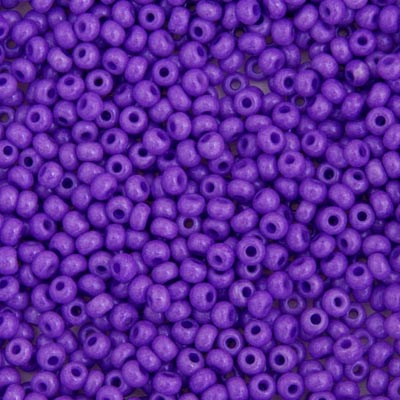 Czech Seed Bead / Pony Beads 6/0 Opaque Purple Shades