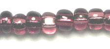 Czech Seed Bead / Pony Beads 6/0 Silver Lined Purple Shades