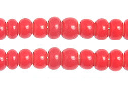 Czech Seed Bead / Pony Beads 6/0 Opaque Red Shades