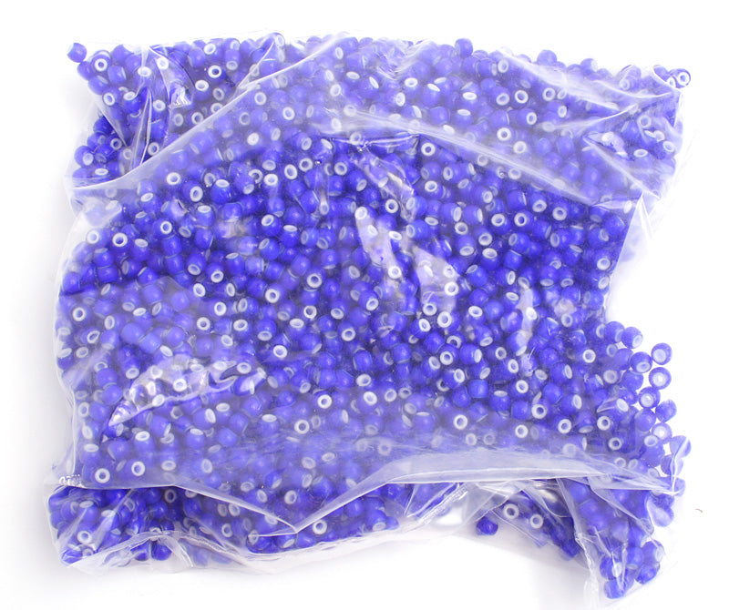 Czech Seed Bead / Pony Beads 6/0 Opaque Blue Shades
