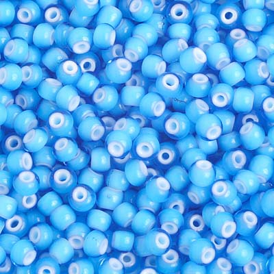 Czech Seed Bead / Pony Beads 6/0 Opaque Blue Shades