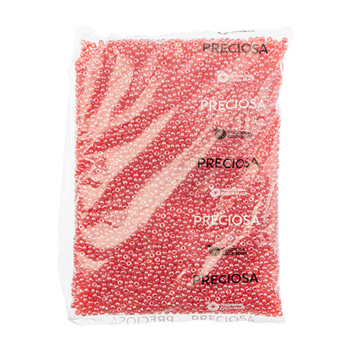 Czech Seed Bead/Pony Bead 6/0 Transparent Red Sfinx