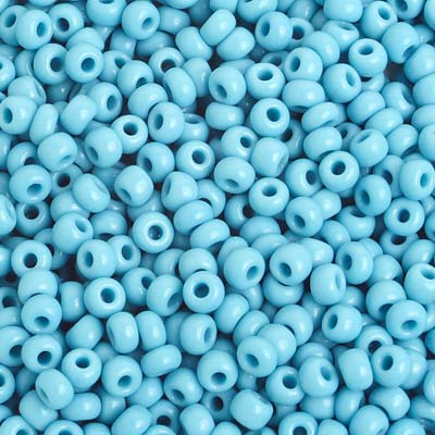 Czech Seed Bead / Pony Beads 6/0 Opaque Blue Shades