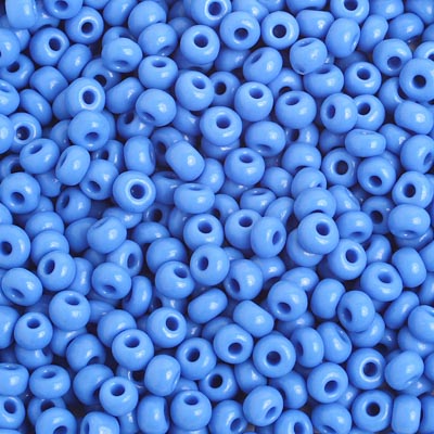 Czech Seed Bead / Pony Beads 6/0 Opaque Blue Shades