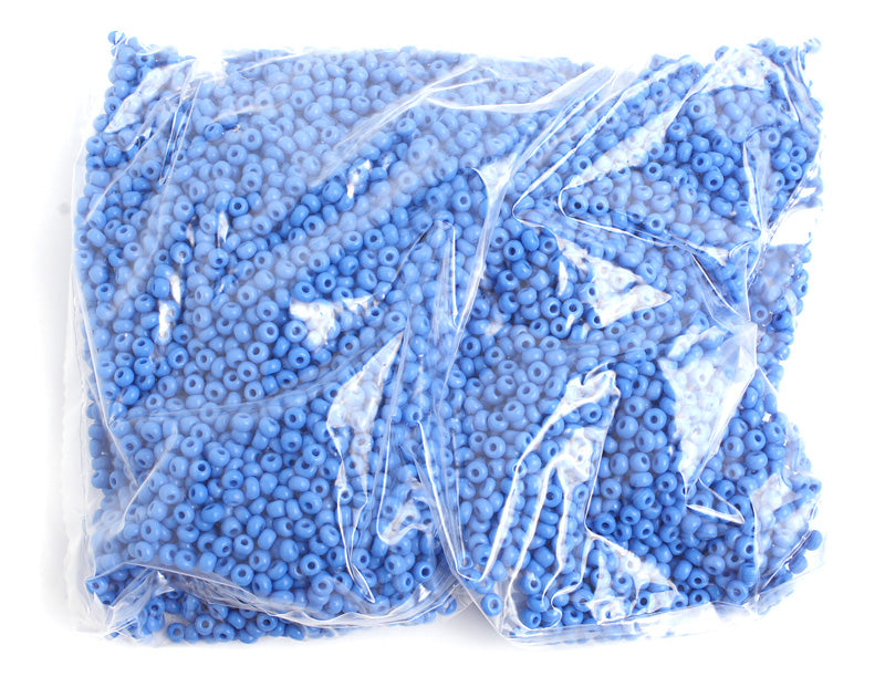 Czech Seed Bead / Pony Beads 6/0 Opaque Blue Shades
