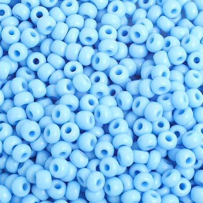 Czech Seed Bead / Pony Beads 6/0 Opaque Blue Shades