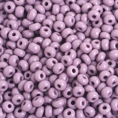 Czech Seed Bead / Pony Beads 6/0 Opaque Purple Shades