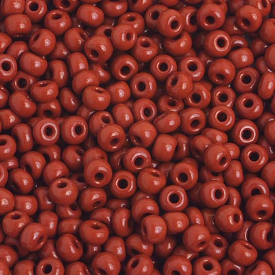 Czech Seed Bead / Pony Beads 6/0 Opaque Brown Shades