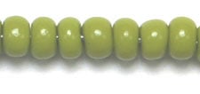 Czech Seed Bead / Pony Beads 6/0 Opaque Green Shades