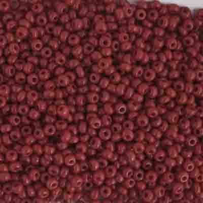 Czech Seed Bead / Pony Beads 6/0 Opaque Red Shades