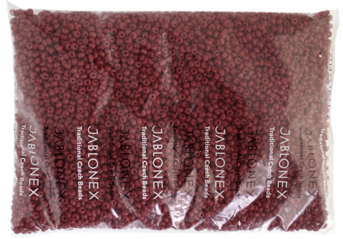 Czech Seed Bead / Pony Beads 6/0 Opaque Red Shades