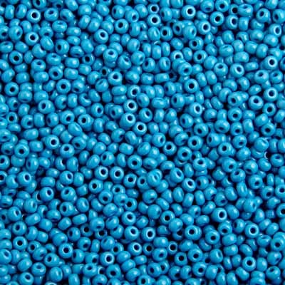 Czech Seed Bead / Pony Beads 6/0 Opaque Blue Shades