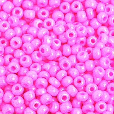 Czech Seed Bead / Pony Beads 6/0 Opaque Pink Shades