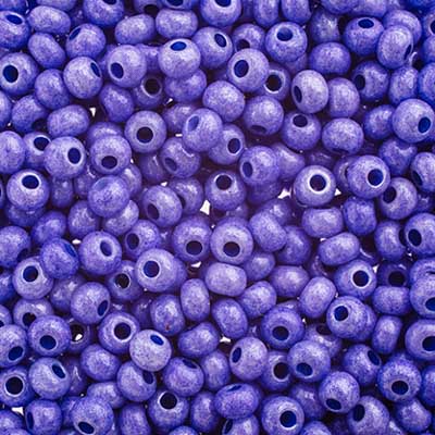 Czech Seed Bead / Pony Beads 6/0 Opaque Purple Shades