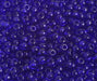 Czech Seed Bead / Pony Beads 6/0 Transparent Blue Shades 