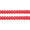 Czech Seed Bead / Pony Beads 6/0 Transparent Red Shades