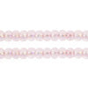 Czech Seed Bead / Pony Beads 6/0 Transparent Pink Shades