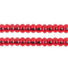 Czech Seed Bead / Pony Beads 6/0 Silver Lined Red Shades