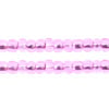 Czech Seed Bead / Pony Beads 6/0 Silver Lined Pink Shades