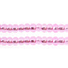 Czech Seed Bead / Pony Beads 6/0 Silver Lined Pink Shades