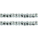 Czech Seed Bead / Pony Beads 6/0 Silver Lined Crystal/Grey Shades