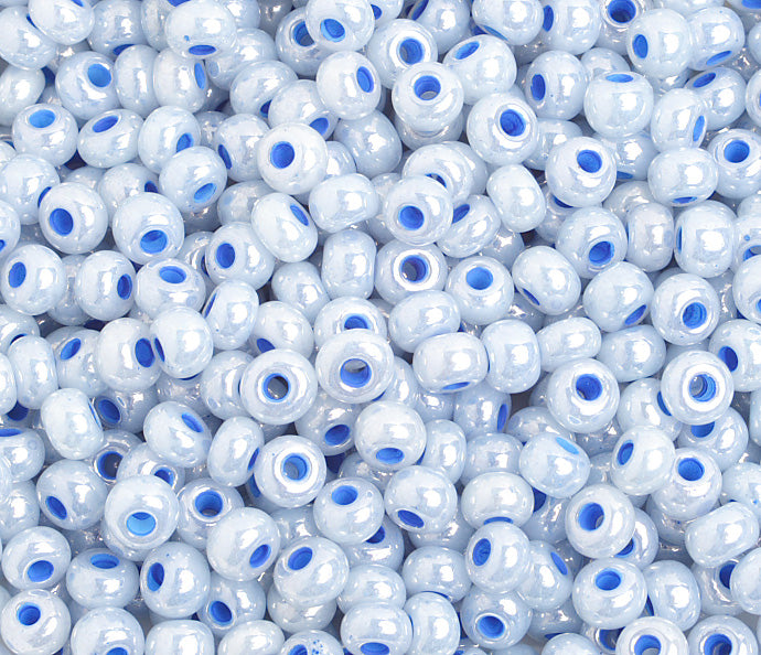 Czech Seed Bead / Pony Beads 6/0 Opaque Blue Shades