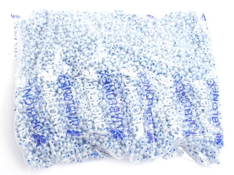 Czech Seed Bead / Pony Beads 6/0 Opaque Blue Shades