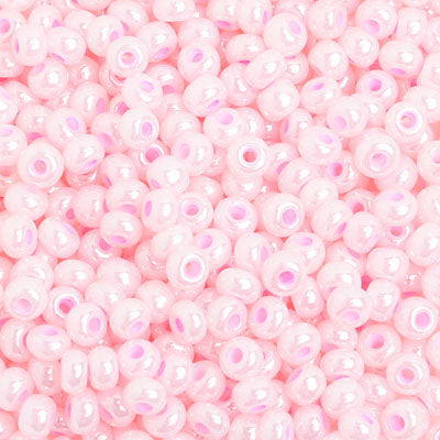 Czech Seed Bead / Pony Beads 6/0 Opaque Pink Shades