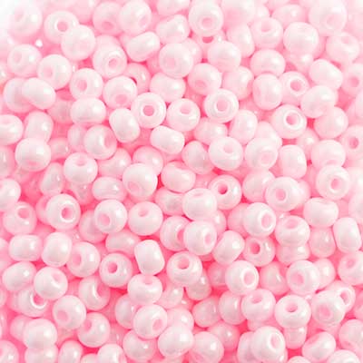 Czech Seed Bead / Pony Beads 6/0 Opaque Pink Shades