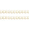 Czech Seed Bead / Pony Beads 6/0 Opaque White Shades