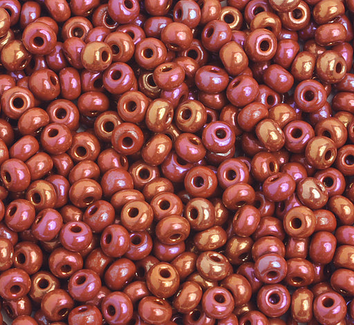 Czech Seed Bead / Pony Beads 6/0 Opaque Red Shades