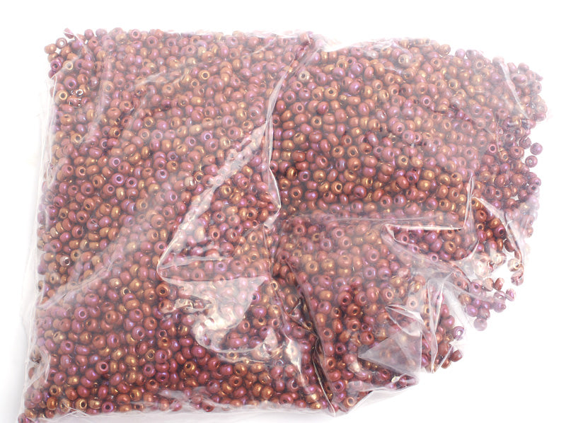 Czech Seed Bead / Pony Beads 6/0 Opaque Red Shades