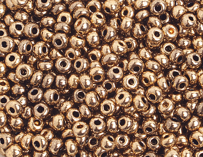 Czech Seed Bead / Pony Beads 6/0 Metallic 