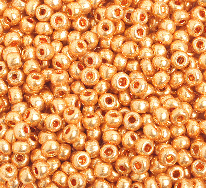 Czech Seed Bead / Pony Beads 6/0 Metallic 