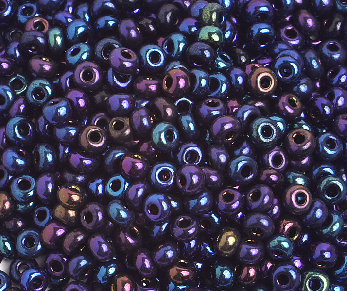 Czech Seed Bead / Pony Beads 6/0 Opaque Blue Shades