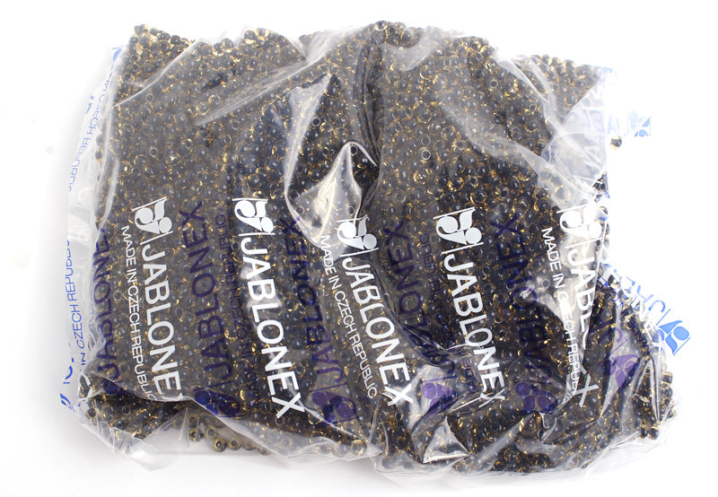 Czech Seed Bead / Pony Beads 6/0 Color Lined 