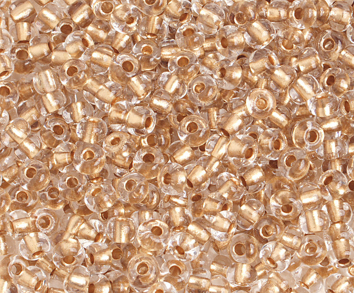 Czech Seed Bead / Pony Beads 6/0 Color Lined 