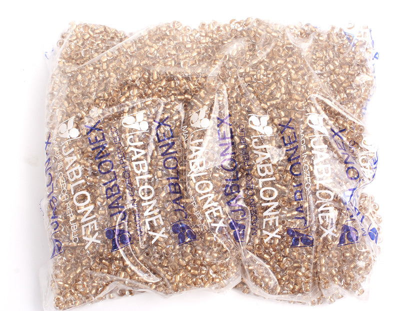 Czech Seed Bead / Pony Beads 6/0 Color Lined 