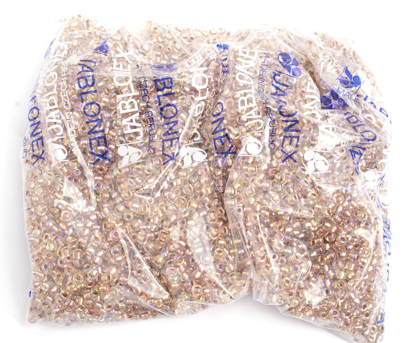 Czech Seed Bead / Pony Beads 6/0 Color Lined 