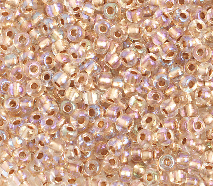 Czech Seed Bead / Pony Beads 6/0 Color Lined 