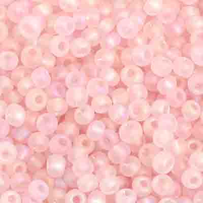 Czech Seed Bead / Pony Beads 6/0 Transparent Pink Shades
