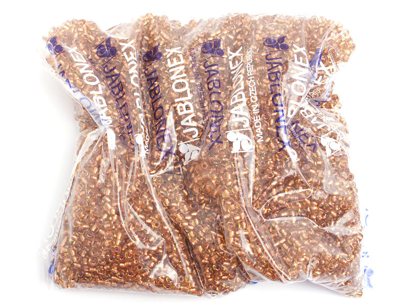 Czech Seed Bead / Pony Beads 6/0 Color Lined 